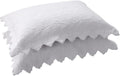 White Quilted Vintage Pillowcase