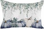 Blue Pumpkin & Eucalyptus Pillowcase