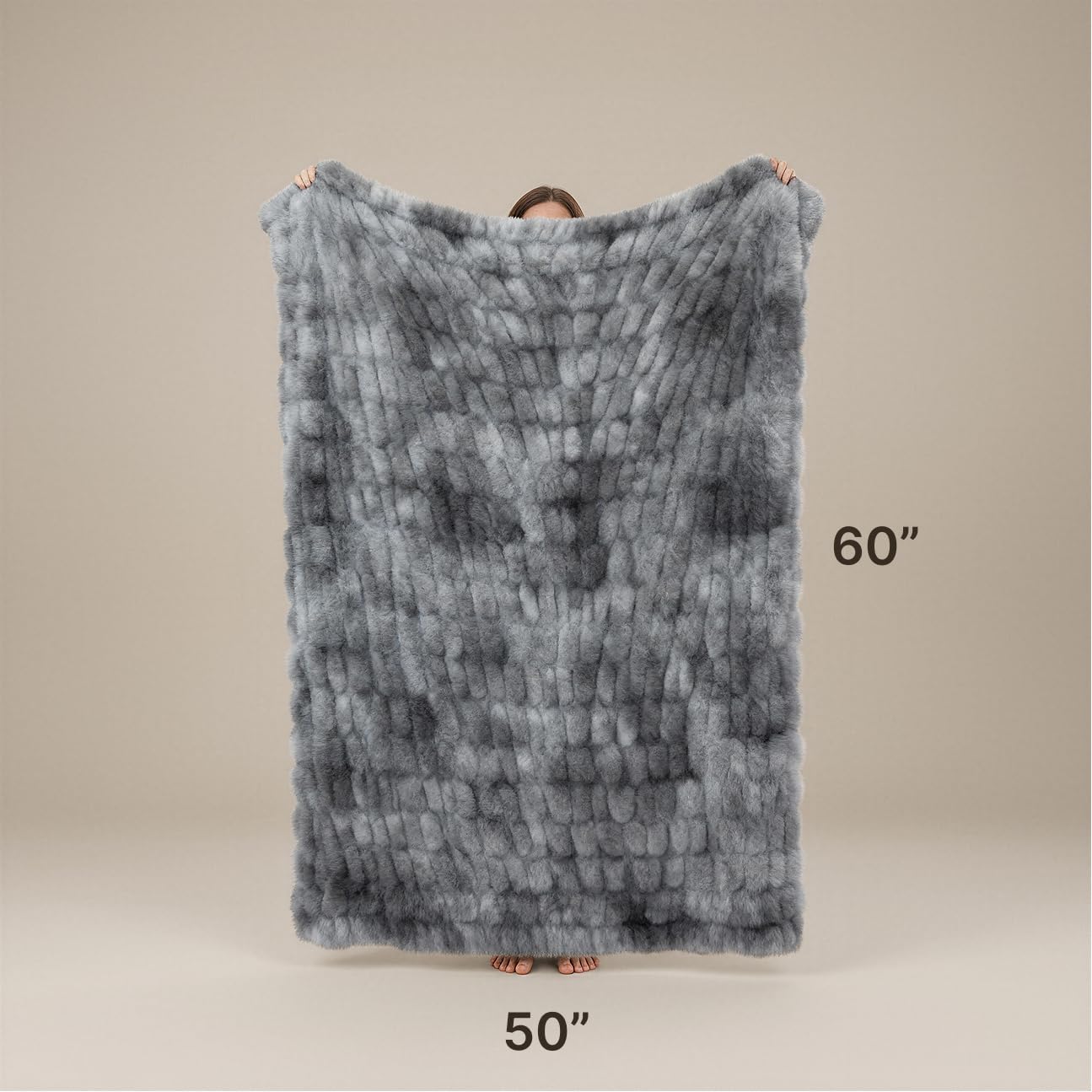 Double-sided Plush Blanket 50x60 Soft and Comfortable Sofa Blanket