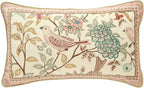Velvet Floral Throw Pillow Cover