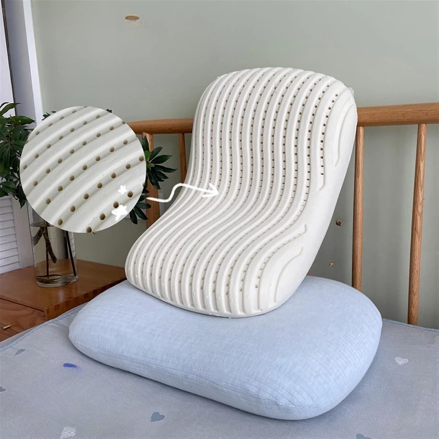 Natural Neck-Support Latex Pillow Pair