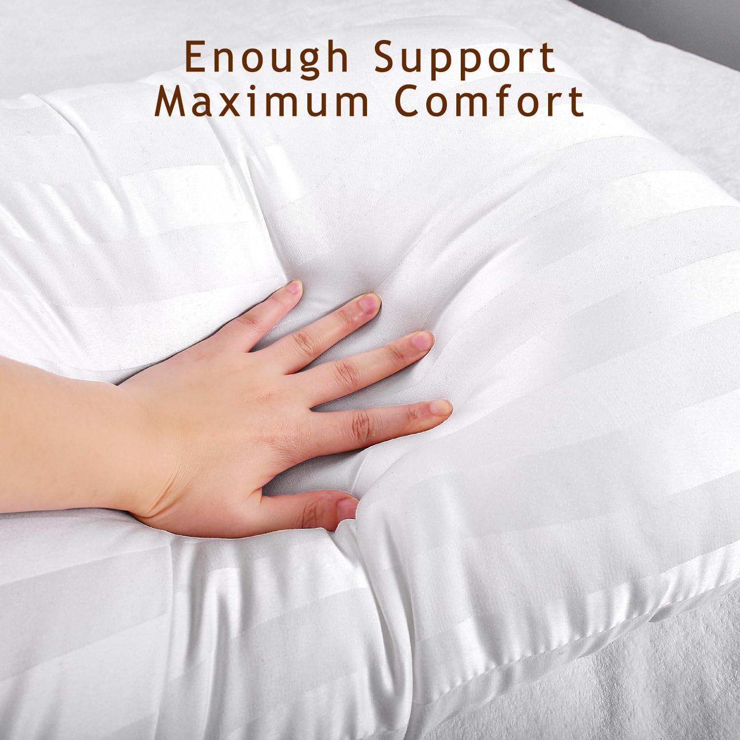 Large Ultra-Soft Faux Down Pillow