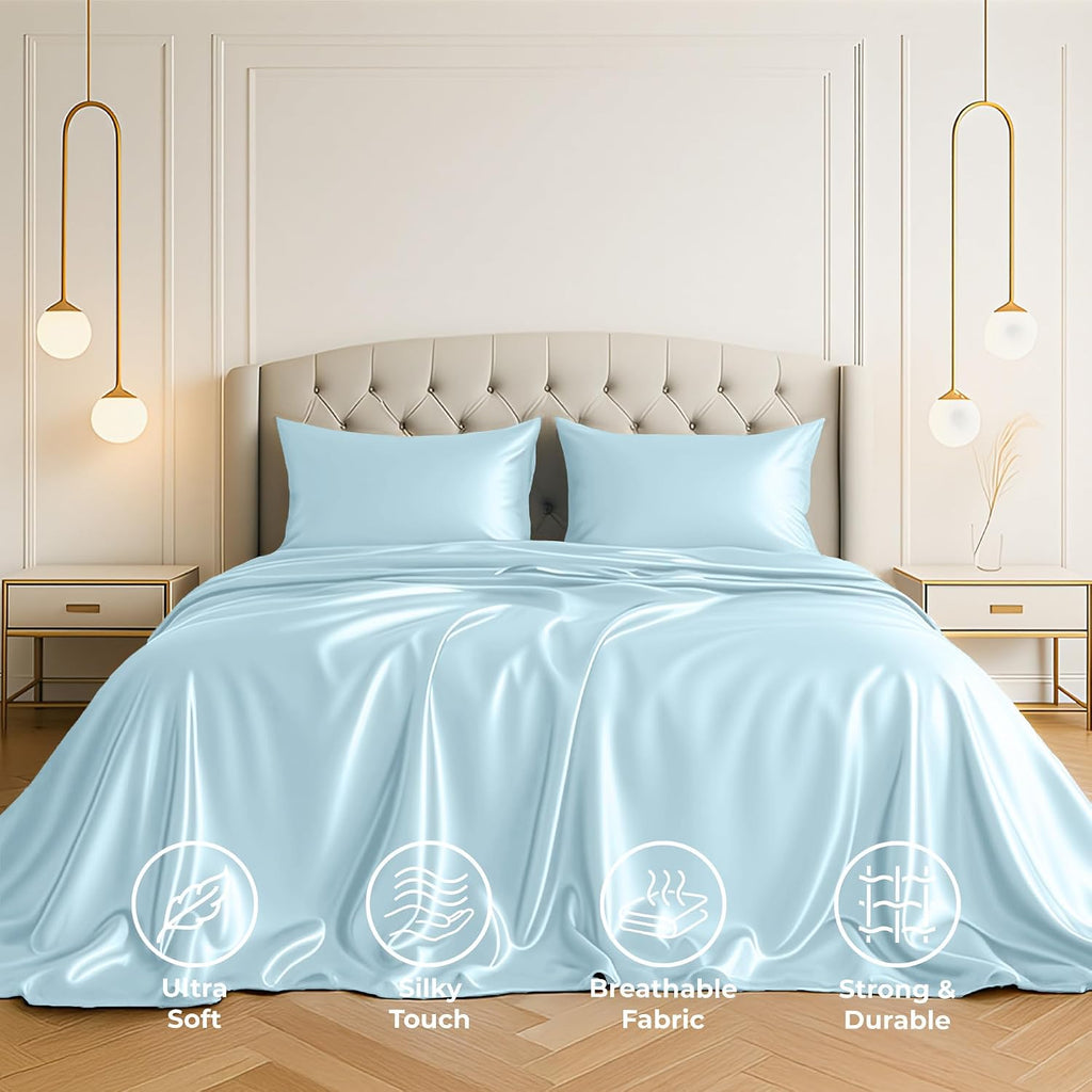 Hotel-Grade Smooth Silk Bedding Set