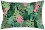 Monstera Leaf Print Pillowcase