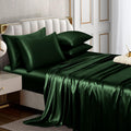 Emerald Green 6-Piece Silk Bedding Set