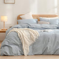 Cornflower Blue Washed Duvet Cover