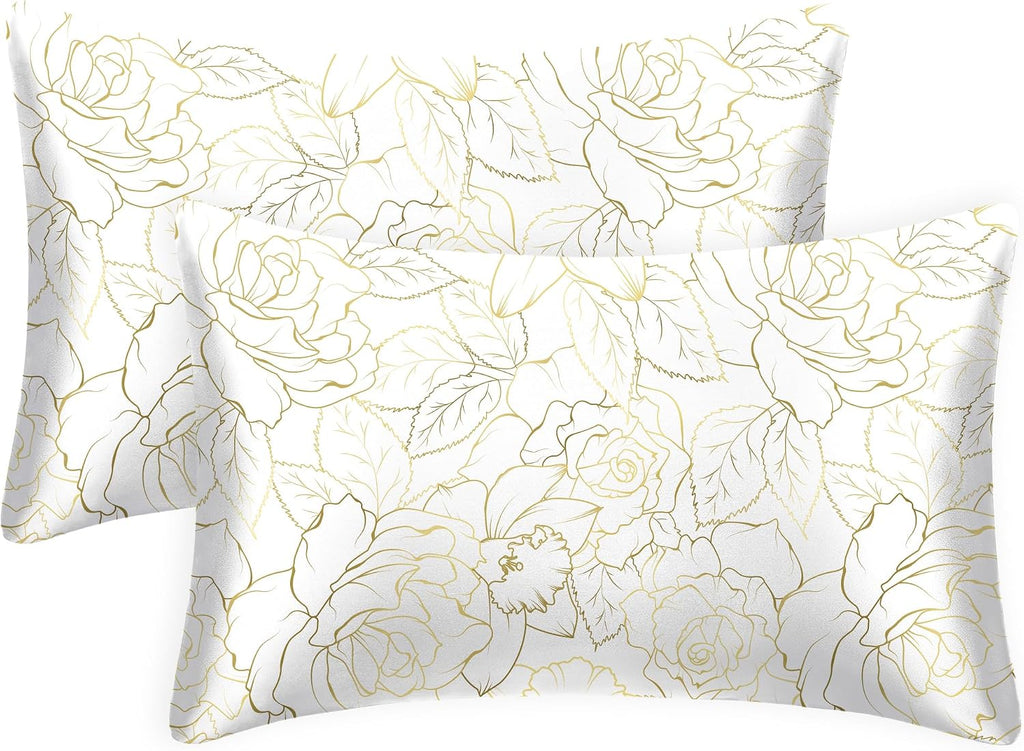 Satin Rose Hair-Care Pillowcase