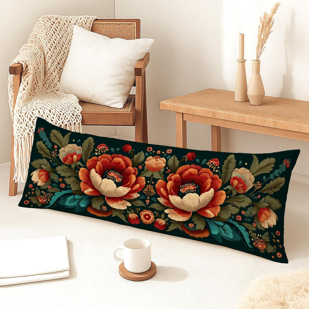Bohemian Floral Pillowcase