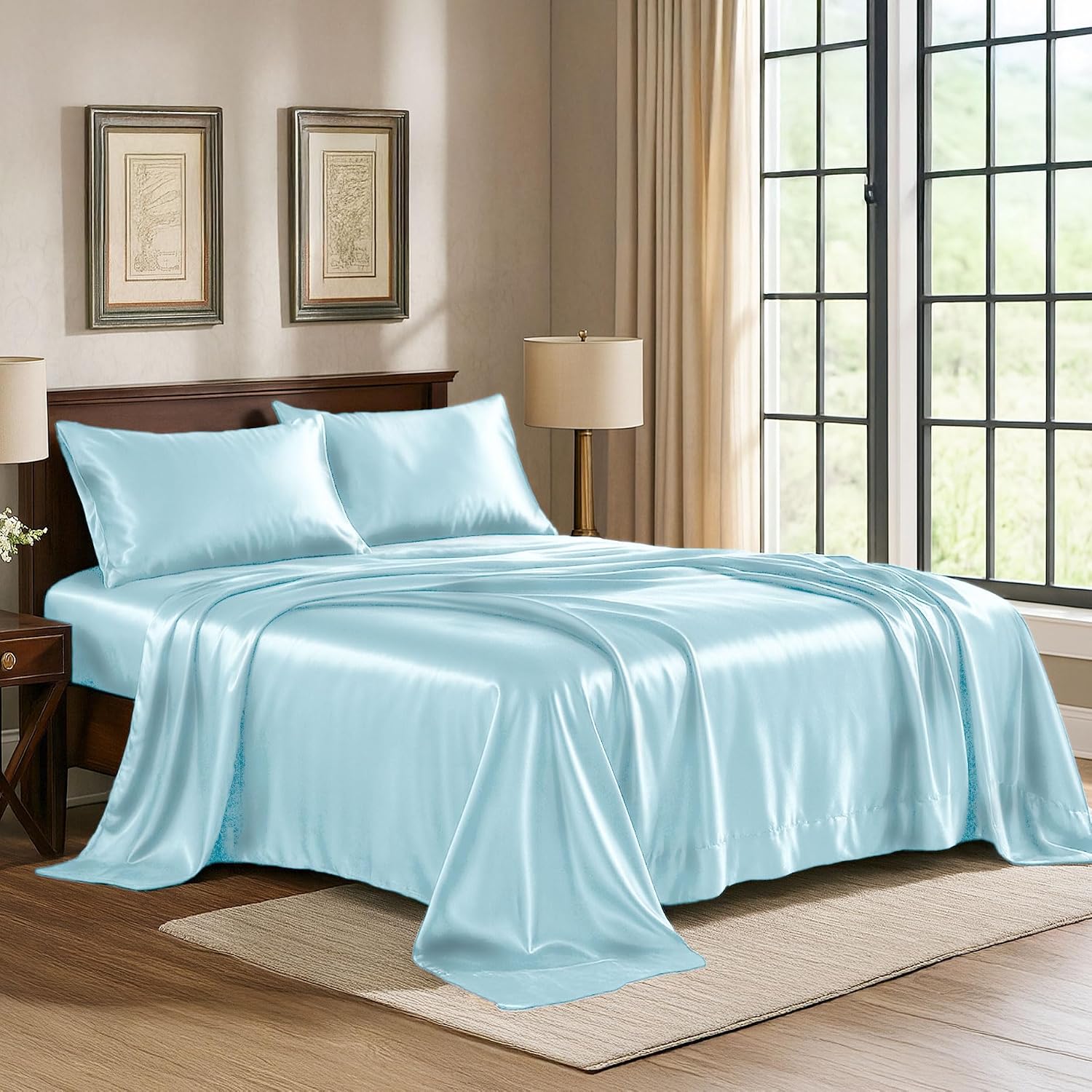 Hotel-Grade Smooth Silk Bedding Set
